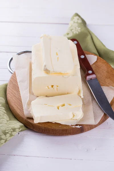 Świeże masło organicznych — Zdjęcie stockowe