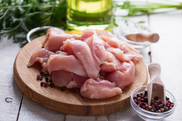 Carne crua de frango — Fotografia de Stock