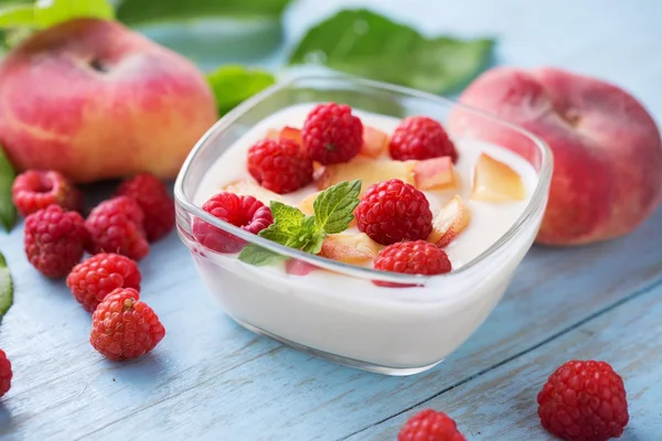 Dessert-Joghurt — Stockfoto