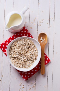 Kahvaltıda yulaf lapası