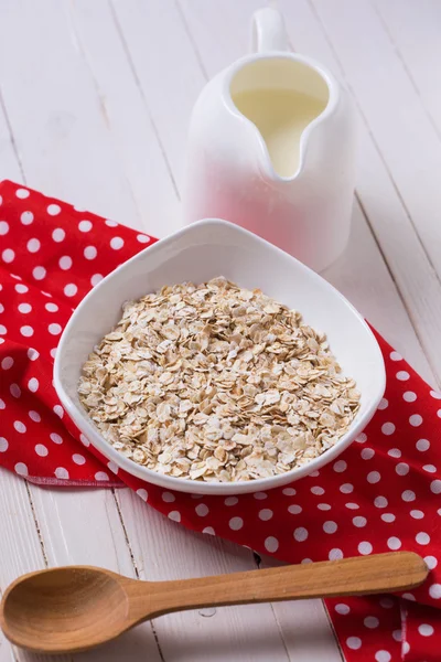 Fiocchi d'avena per colazione — Foto Stock