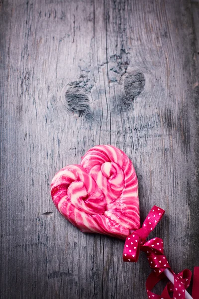 Heart lollipop — Stock Photo, Image