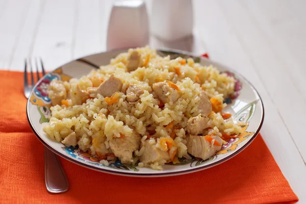 Pilaf in bowl — Stock Photo, Image