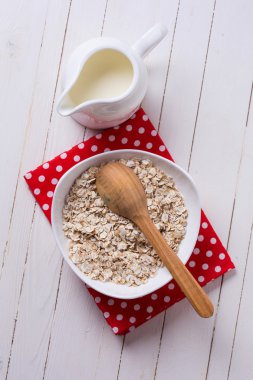 Kahvaltıda yulaf lapası