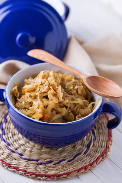 Braised cabbage — Stock Photo, Image