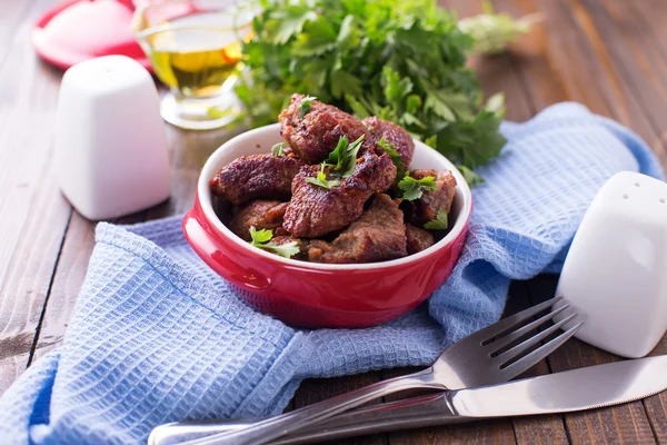 Fried meat — Stock Photo, Image