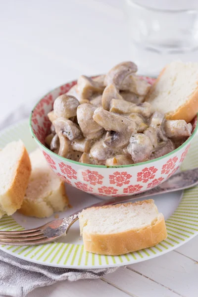 Fried mushrooms — Stock Photo, Image