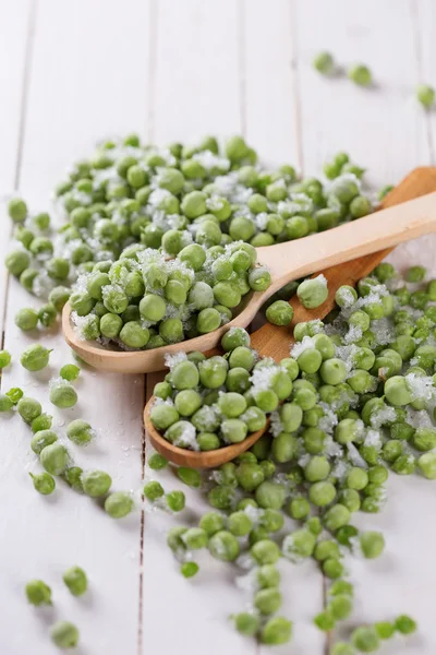 Frozen green peas — Stock Photo, Image