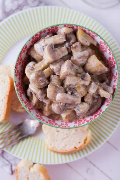 Fried mushrooms — Stock Photo, Image