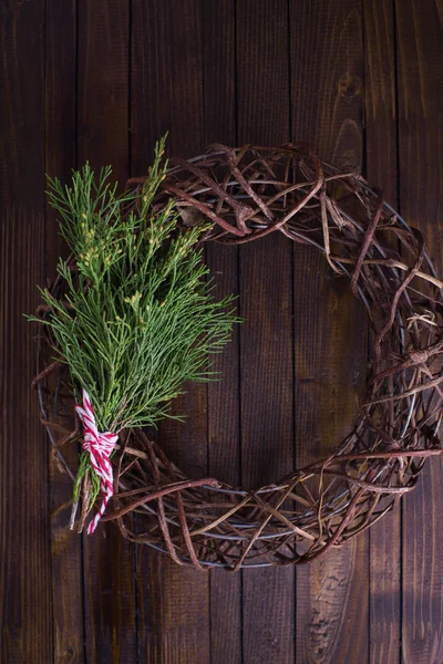 Decoratieve Kerstmis samenstelling — Stockfoto