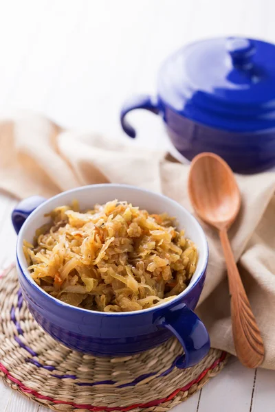 Braised cabbage — Stock Photo, Image