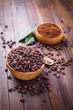 kahve çekirdekleri kase