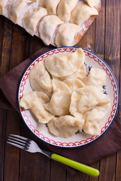 Fresh homemade dumplings — Stock Photo, Image