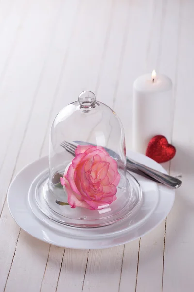 Romantic table setting — Stock Photo, Image