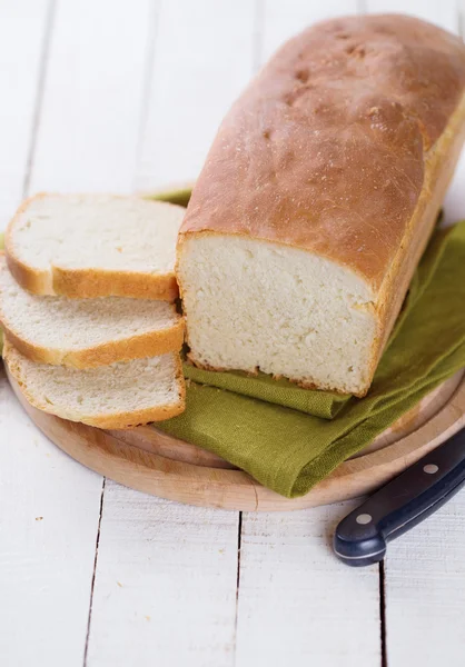 Pâine feliată de pâine de casă — Fotografie, imagine de stoc