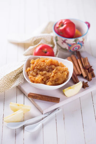 Apple jam or chutney — Stock Photo, Image