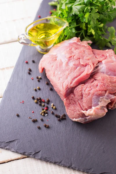 Carne fresca cruda — Foto Stock