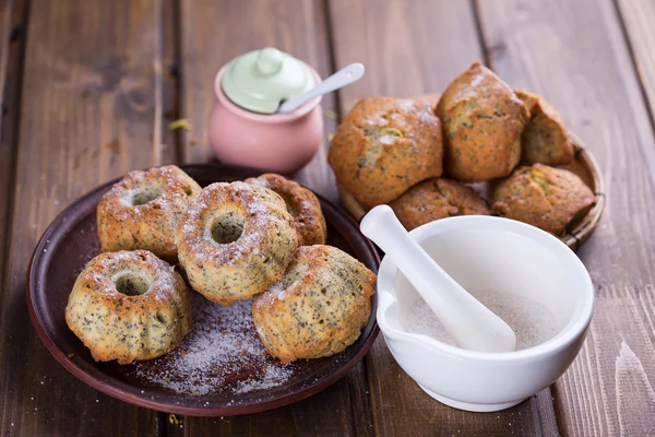 Fresh homemade muffins — Stock Photo, Image