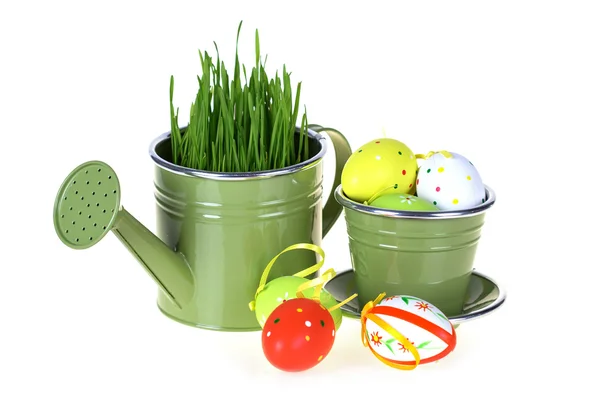 Colourful easter decorated eggs — Stock Photo, Image