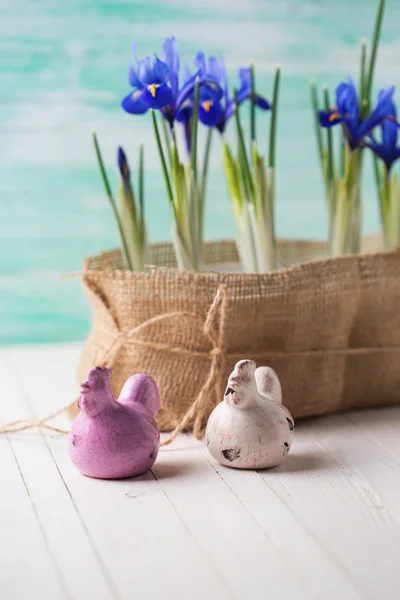 Lyse forårsblomster - Stock-foto