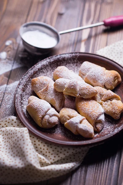 Fresh delicious homemade pastry rolls — Stock Photo, Image