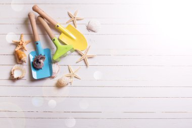 Kum için çocuklar araçları