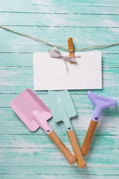 Kids tools for playing in sand — Stock Photo, Image