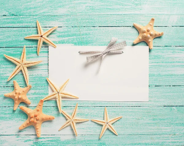 Marine items with empty tag — Stock Photo, Image