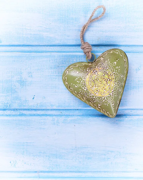 Decorative green heart