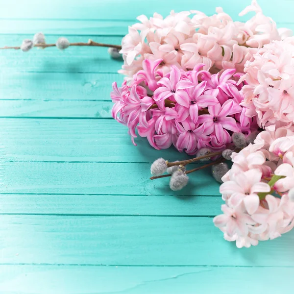 Çiçekler ve Söğüt dalları — Stok fotoğraf