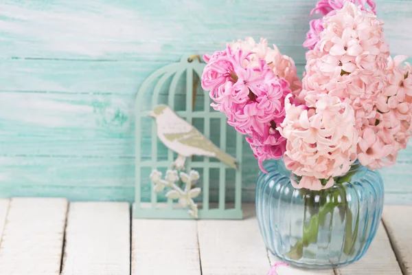 Fresh flowers hyacinths — Stock Photo, Image