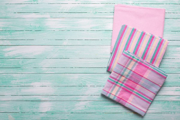 Pink  kitchen towels — Stock Photo, Image