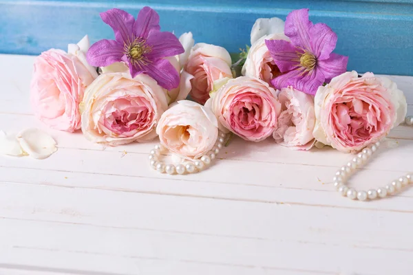 柔和粉色花 — 图库照片