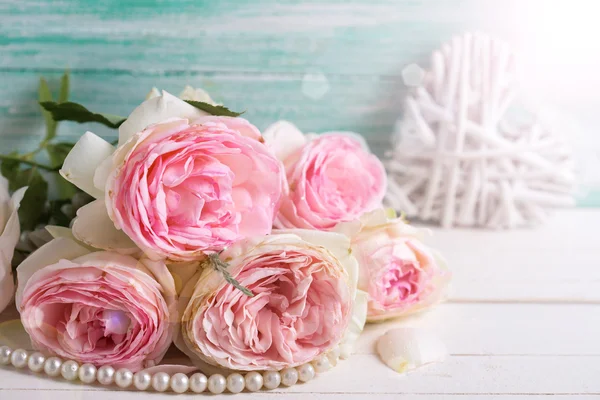 甜甜的粉红色玫瑰 — 图库照片