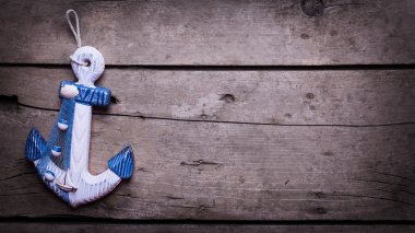 Ahşap dekoratif çapa