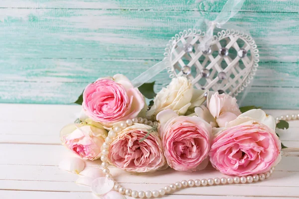 Γλυκό ροζ τριαντάφυλλα — Φωτογραφία Αρχείου