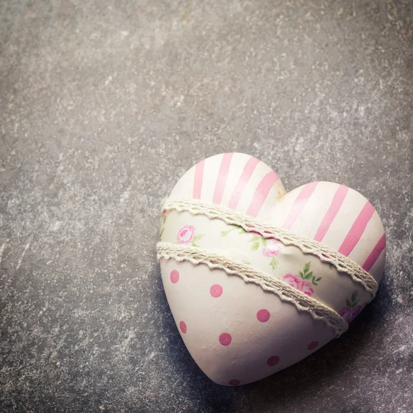 Decorative pink heart — Stock Photo, Image