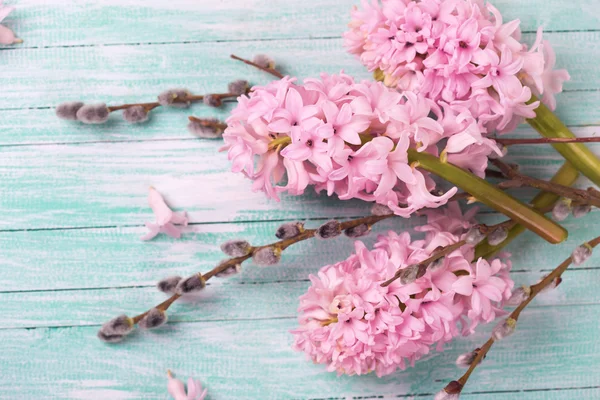 Bakgrund med färska blommor — Stockfoto