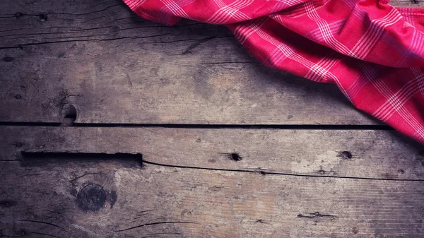 Red kitchen towel — Stock Photo, Image