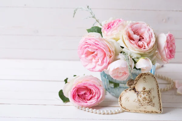 Fiori di rose rosa dolci — Foto Stock