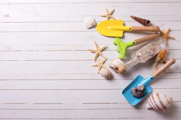 Tools for kids  and sea object — Stock Photo, Image