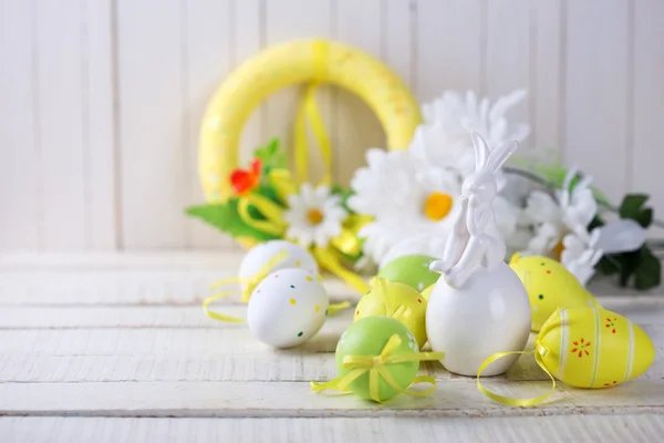 Easter eggs background. — Stock Photo, Image