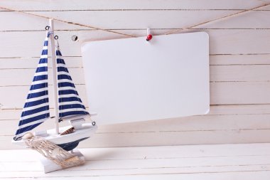 Dekoratif yelkenli tekne