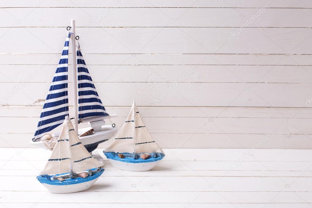 Decorative sailing boats
