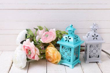 Kartpostal pastel çiçek ile