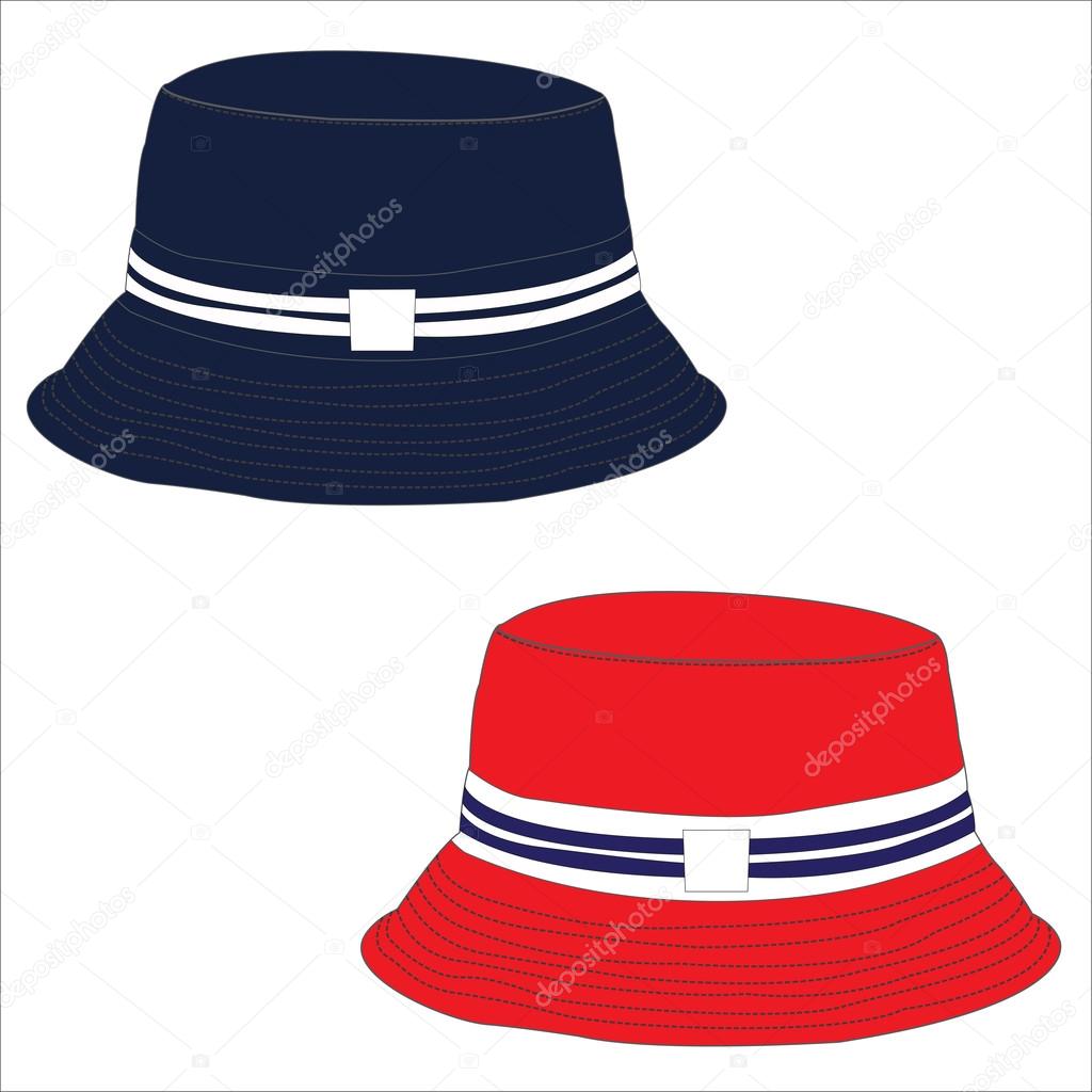 Classic bucket hat Stock Vector Image by #65152661