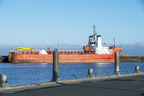 Pracovní Loď Baltském Moři Stock Fotografie