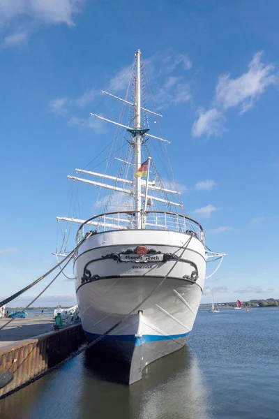 Gorch Fock Stralsund Puerto Viejo Unesco — Foto de Stock