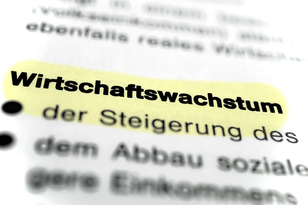 Wirtschaftswachstum — Stockfoto