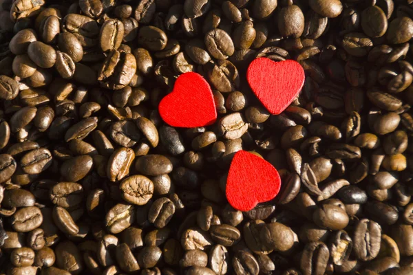 Coffee with heart — Stock Photo, Image